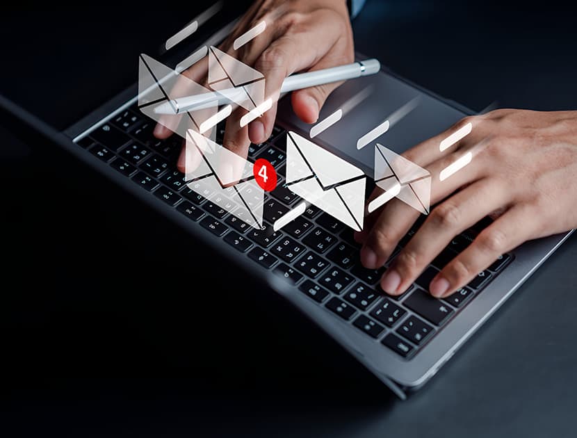 THE POWER OF EMAIL MARKETING - Why email campaigns are important for your business illustration